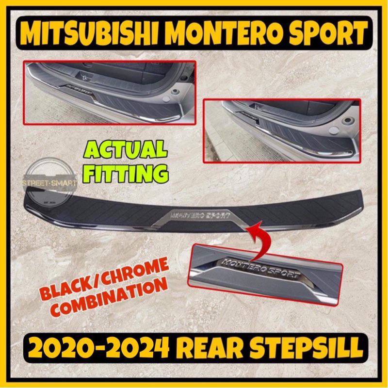 MITSUBISHI MONTERO SPORT 2020 to 2025 REAR STEP SILL | Shopee Philippines