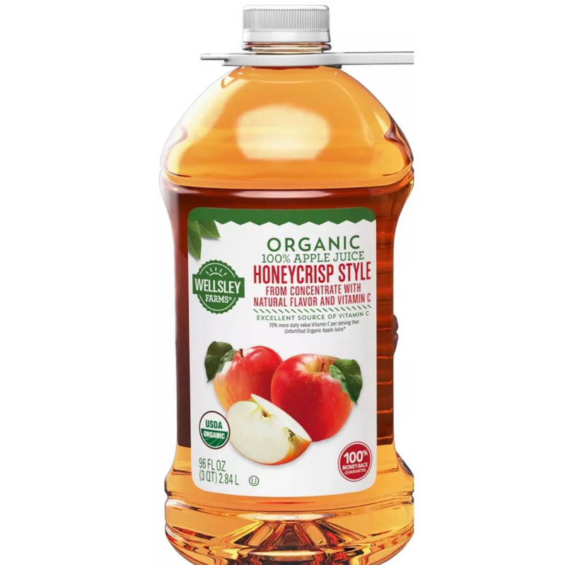 Wellsley Farms Organic Honeycrisp Apple Juice 2.84l 