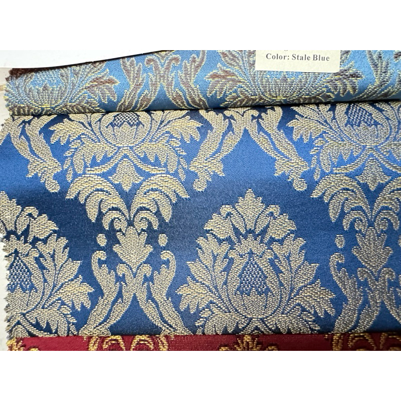 NEW DESIGN BROCADE WITH BACKING WHITE! 