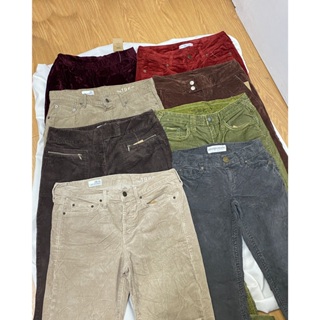 Thick Plush Corduroy Casual Pants Women Warm Autumn and Winter