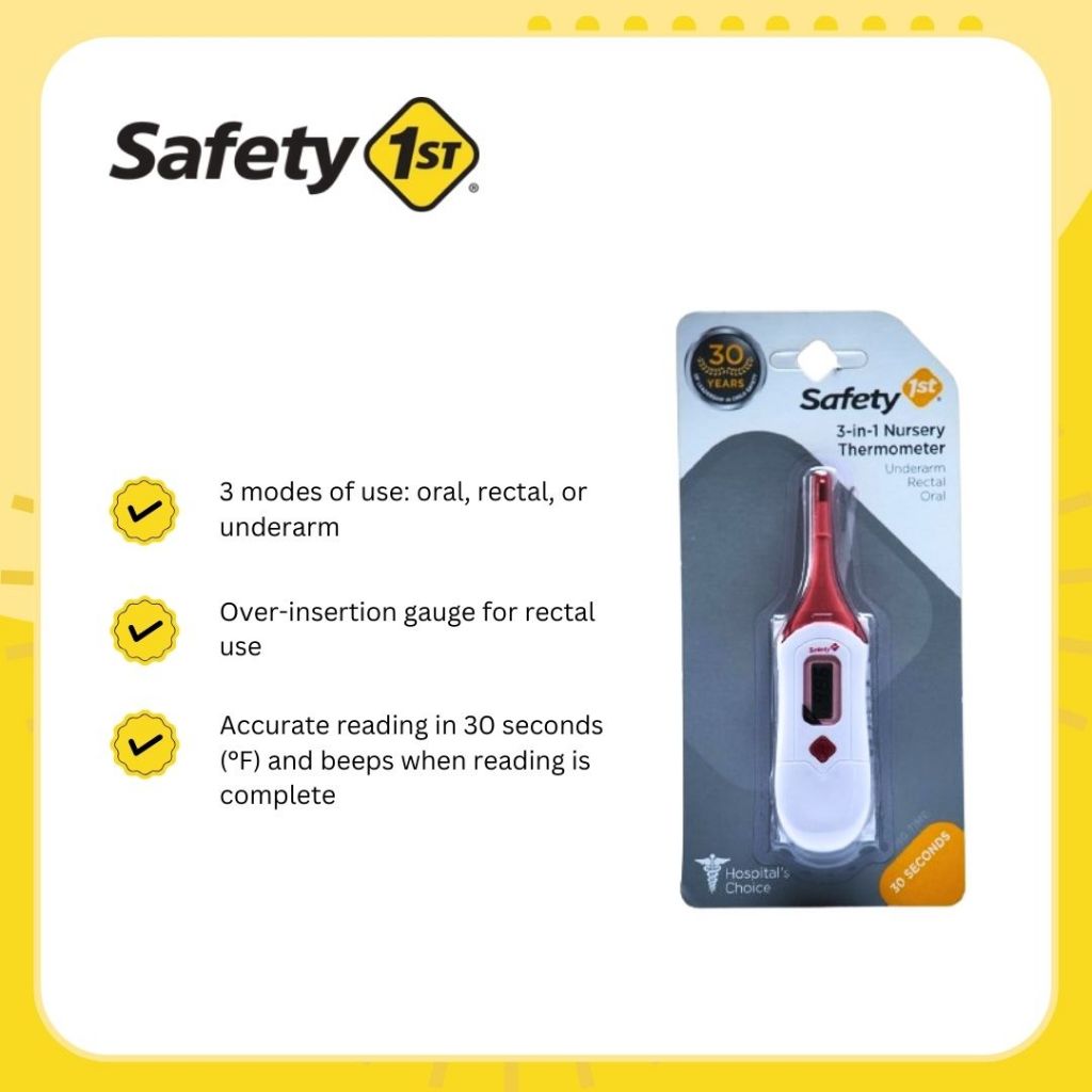 Safety 1st 3in1 Nursery Thermometer Shopee Philippines