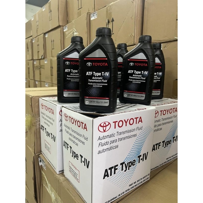 4 Quarts Genuine Toyota ATF Type T-IV Automatic Transmission Fluid – For Toyota/Lexus