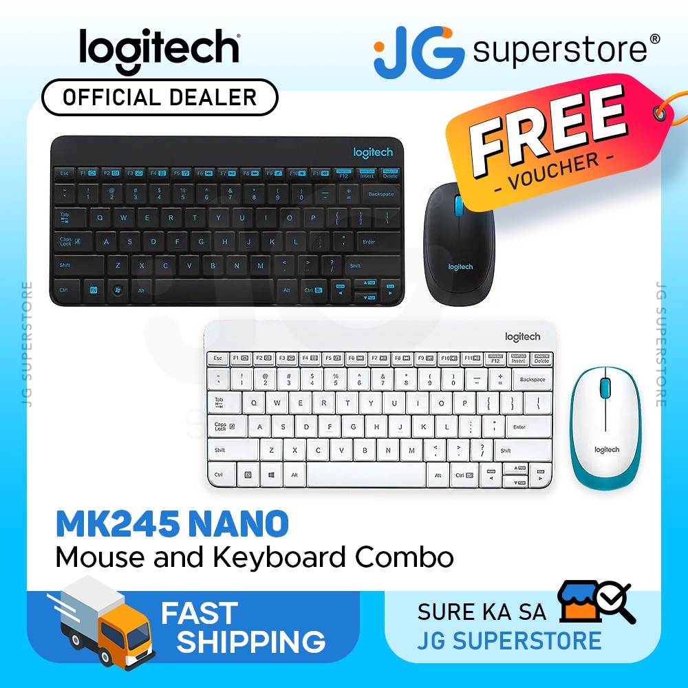 Logitech MK245 N Wireless Keyboard and Mouse Combo with 2.4GHz USB ...