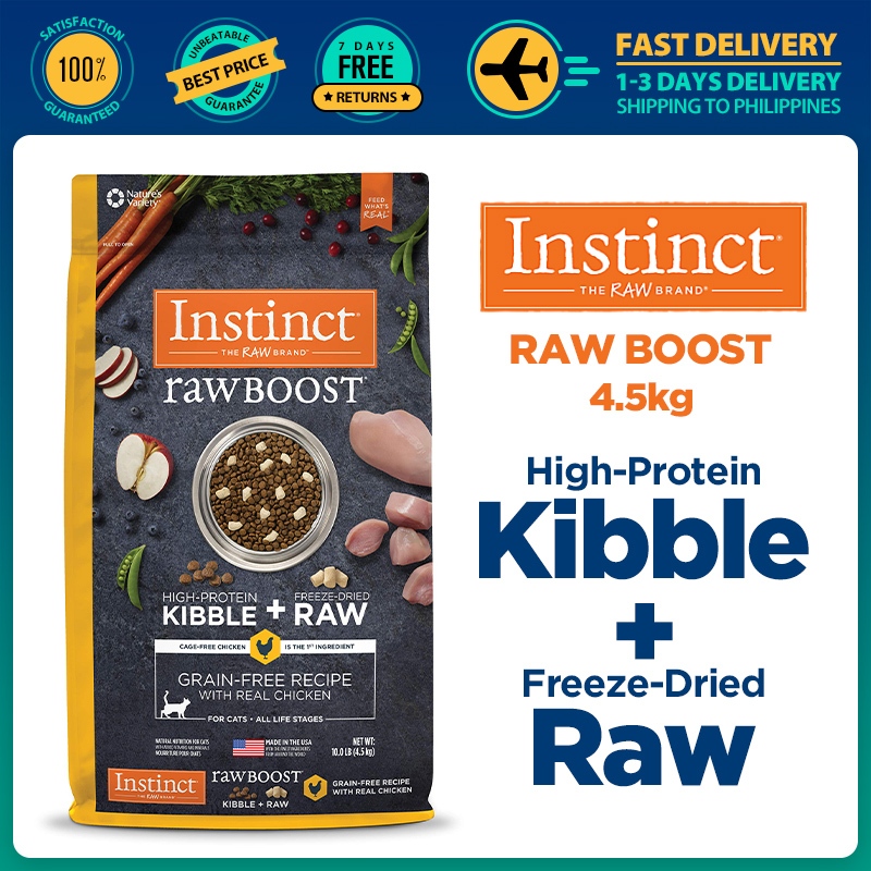 Instinct raw clearance boost healthy weight