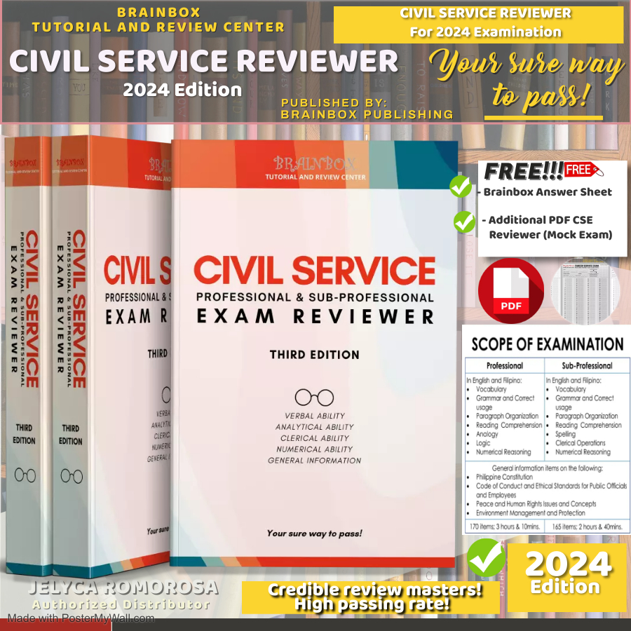 Civil Service Reviewer (For 2024 Examination) 3rd Edition New