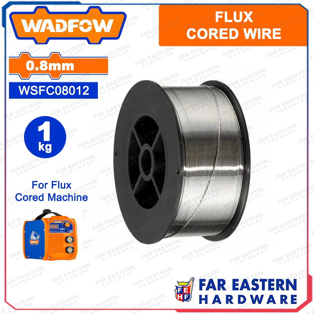 WADFOW Flux Cored Wire for MILD STEEL 0.8mm 1KG MIG WIRE Gasless ...