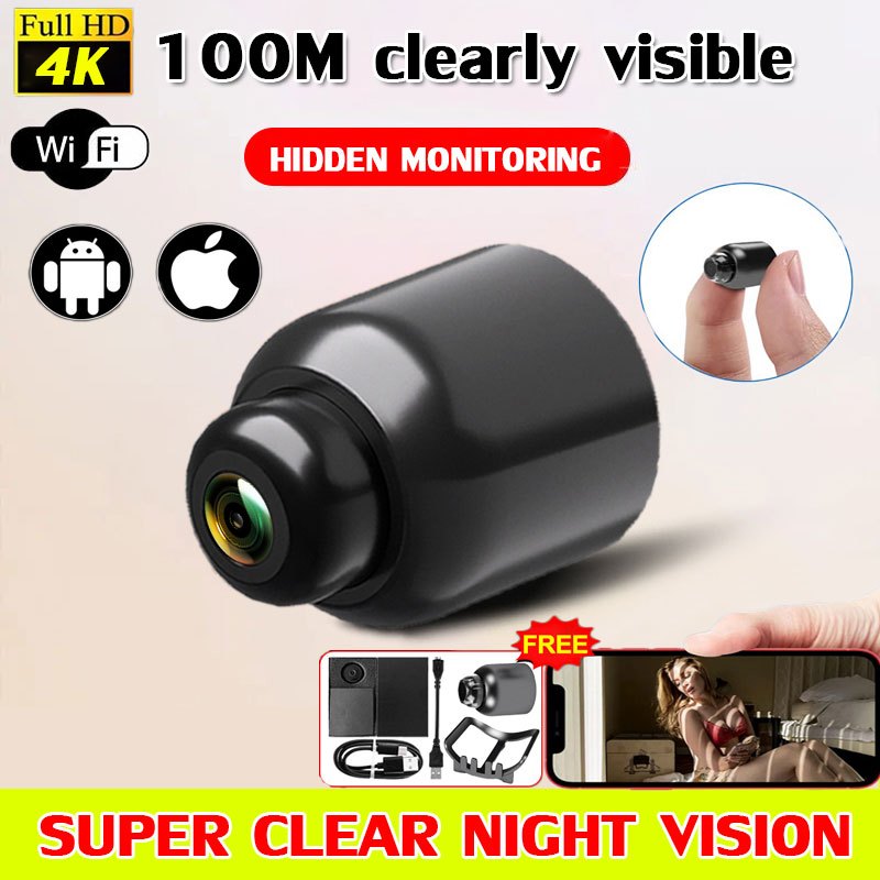 1280P HD Camera Hidden Mini Wireless Remote Surveillance 150 Degree