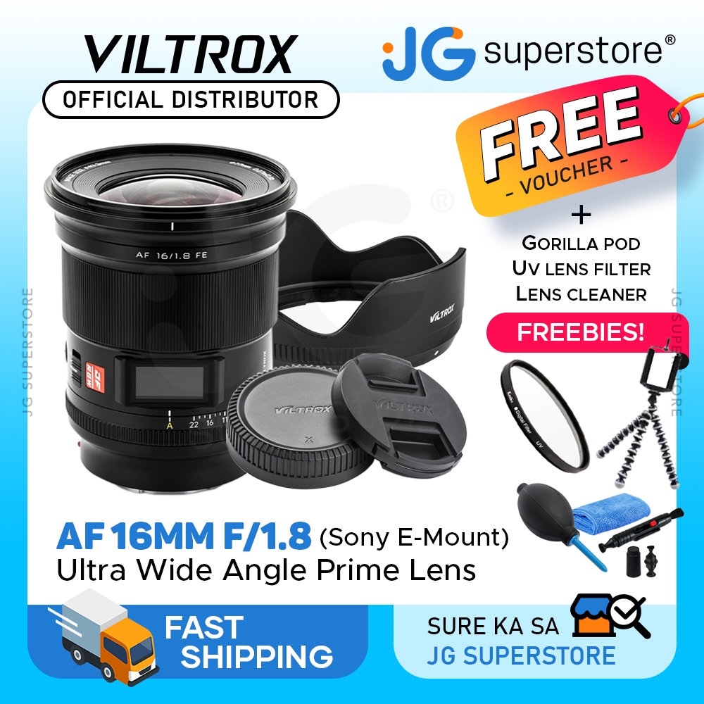 Viltrox AF 16mm f/1.8 FullFrame Ultra Wideangle STM Autofocusing Prime Lens Sony EMount