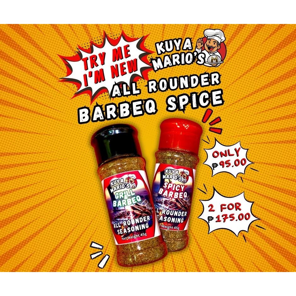 Barbecue Spice - All Rounder Seasoning 45g (Kuya Mario's) | Shopee ...