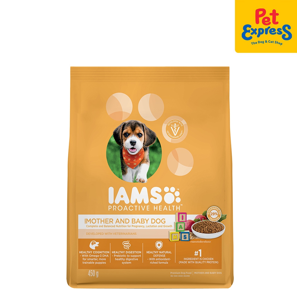 IAMS Mother and Baby Dry Dog Food 450g (EXPIRATION DATE MARCH 2024
