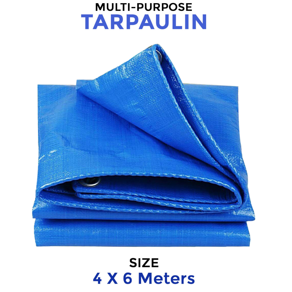 3 Sizes Of Heavy Duty Tarpaulin Waterproof Cover Tarp Ground Camping ...