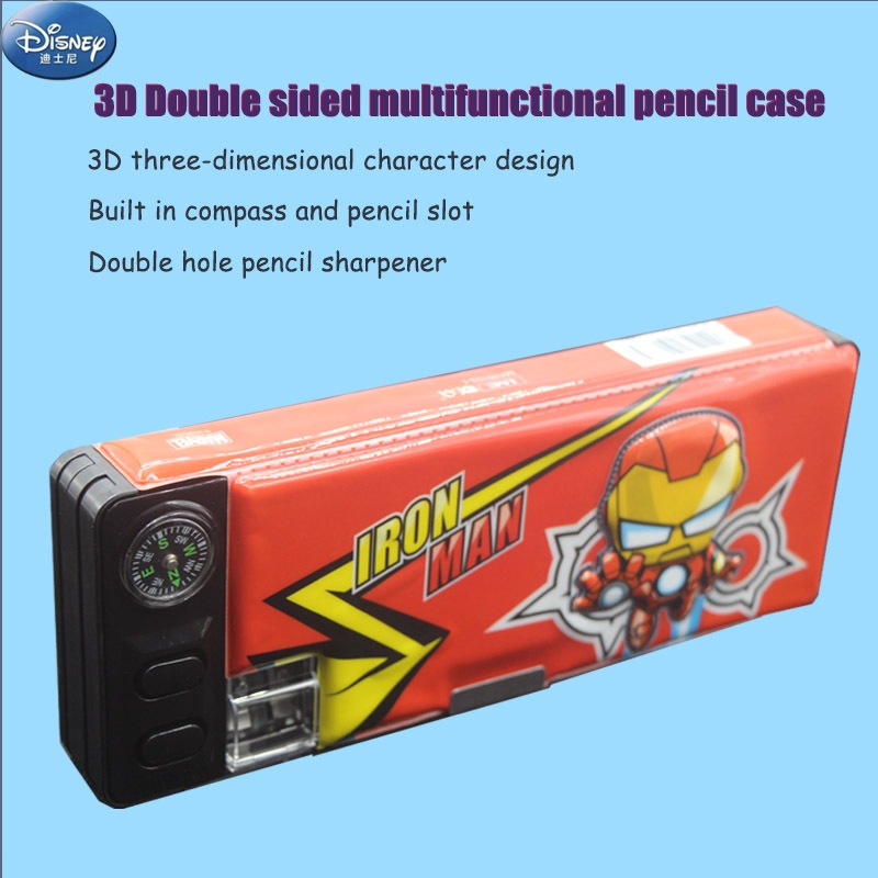 Disney multi-functional pencil case double creative cartoon children's ...