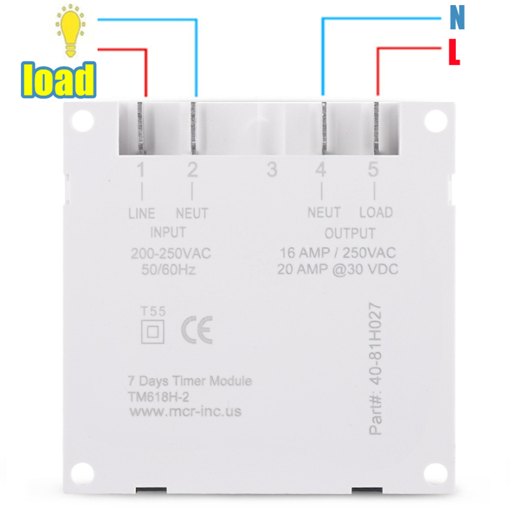 Digital LCD Power Programmable TIMER Time Switch 16A Timer AC 220V/12V ...