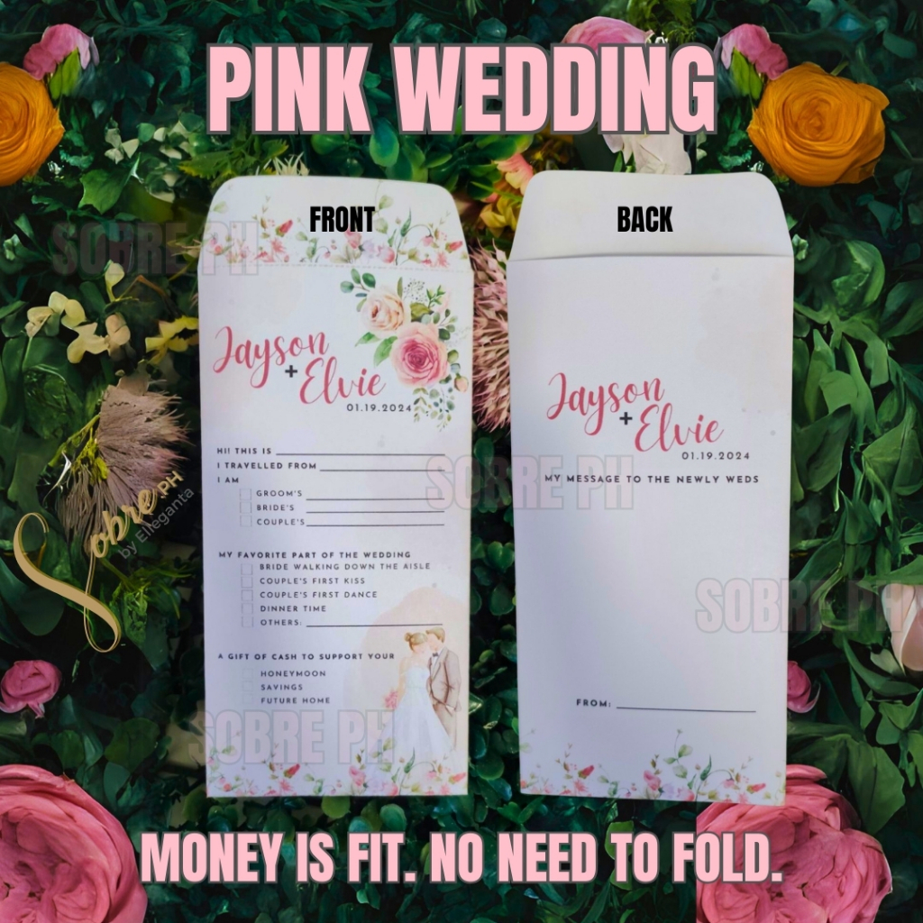 Wedding Cash Envelopes | Money Envelopes | Wedding Ampao | Wedding Cash ...