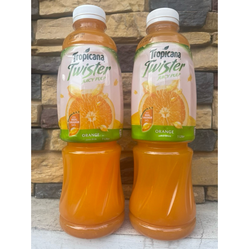 Tropicana Buy1take1 Twister Orange Juice Drink With Pulp 1l Shopee Philippines 9883