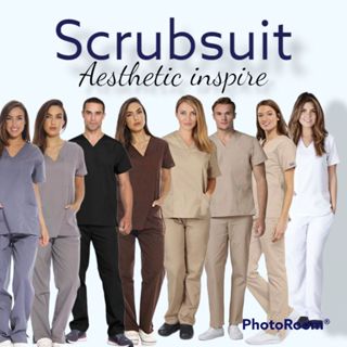 medical uniform plain set scrub suit