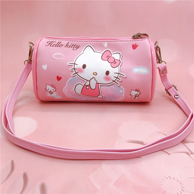 Hello Kitty Bag Fashion Children Girls Sling Shoulder Bag Cute Messenger Bag Kids Mini Handbag