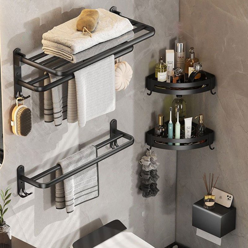 Bathroom tripod Bathroom storage rack Toilet wall hanging perforation ...