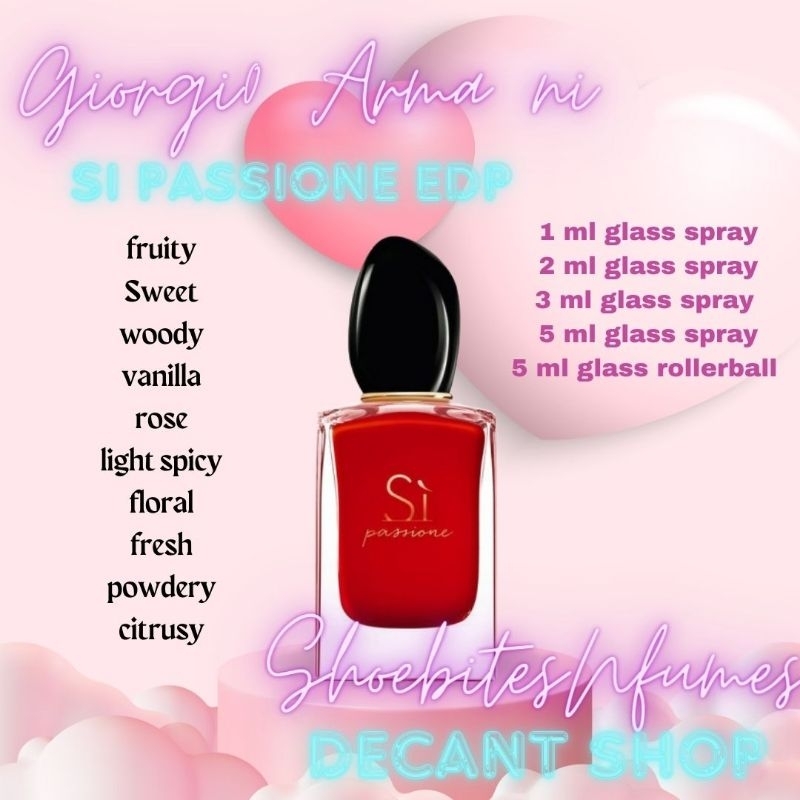 Shop giorgio armani si passione edp for Sale on Shopee Philippines