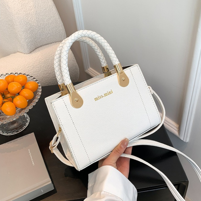 Elegant Aesthetic Square Bag New Fashion Woven Handbags Retro Shoulder Crossbody Bag Shopee Philippines