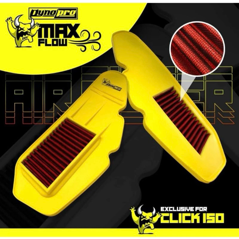 Dynopro Washable Hi Flow Air Filter For Honda Click V2 125 Click V2