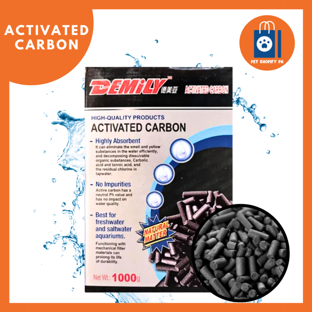 Demily Activated Carbon and Bio Ring Glass Filter Media For Aquarium ...