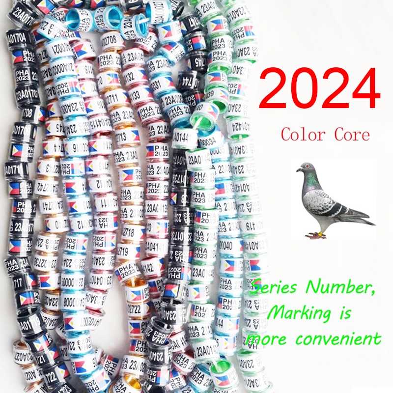 10Pcs Racing Pigeon Ring PHA 2024 Bird Foot Ring Dove ring Pigeon 2024 ...