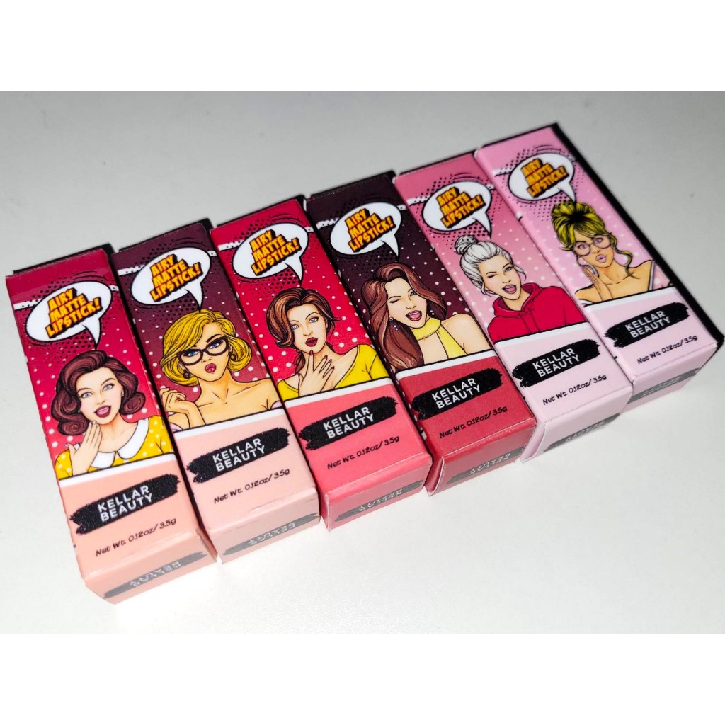 Customized Liptint Lipstick Box Packaging Cosmetics Box | Shopee ...