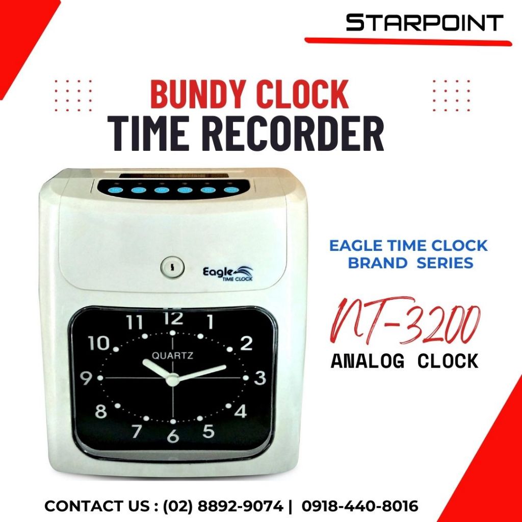 Bundy Clock Time Recorder Eagle Time Clock Bundy Clock Bandy Clock Time keeping Clock
