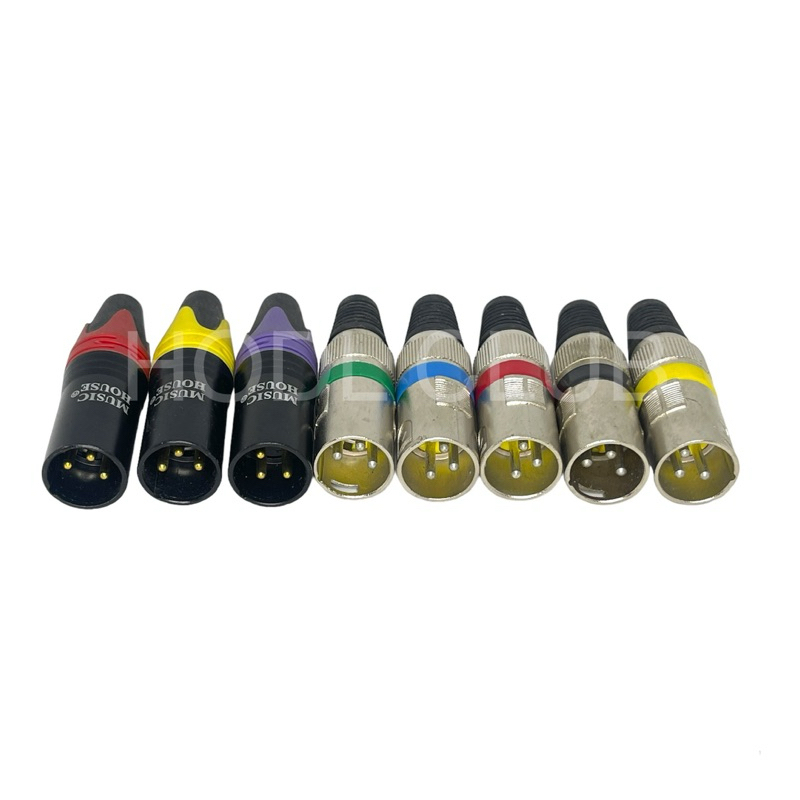 Music House 3-pin Male XLR Connector Cannon Jack Adapter | Shopee ...