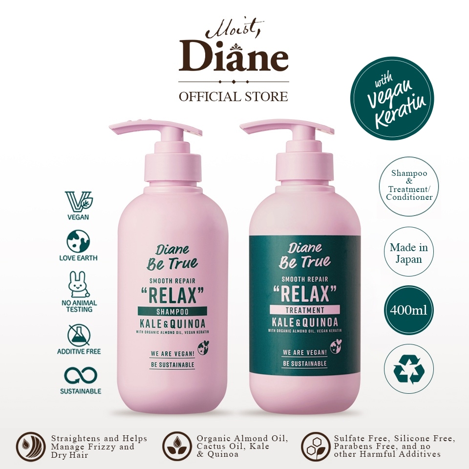 Diane Be True Smooth Repair Shampoo and Treatment Set (400 ML each