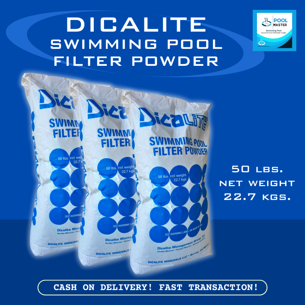 DICALITE Swimming Pool Filter Powder 22.7kg (USA) Shopee Philippines