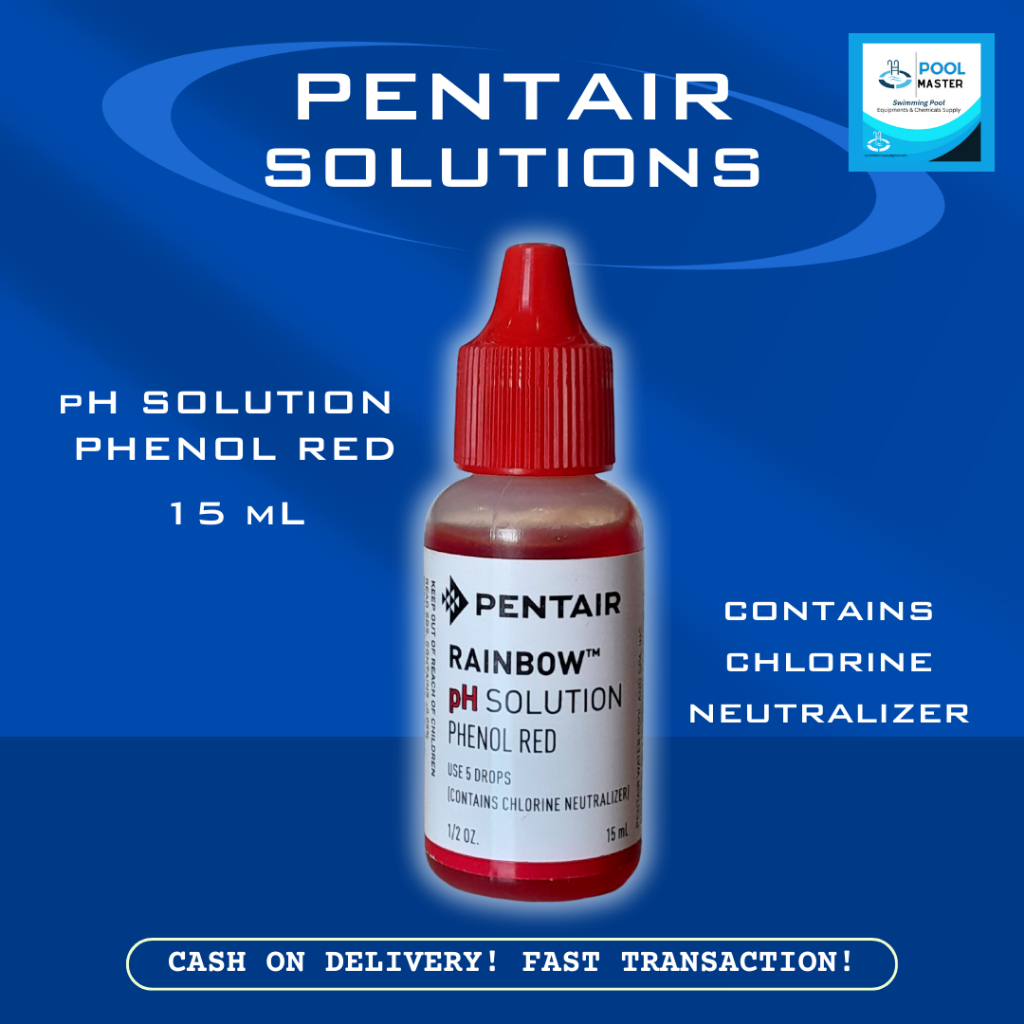 Pentair Phenol Red Swimming Pool Test Kit Reagent R161018, (15 Ml 