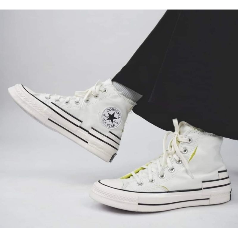 C0ns Chuck 70 High Hacked Heel Edge Glow White | Shopee Philippines