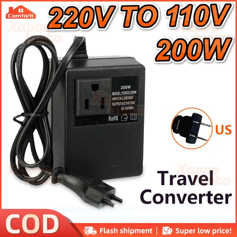 SEVENSTAR 500W Step Up/Down Voltage Transformer – Converts 110V/220V, 4 Input Selectable - View #3