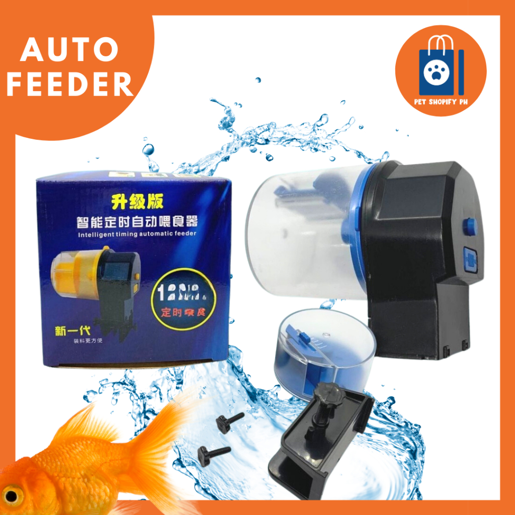 Autofeeder Intelligent Timed Auto Pellet Feeder Control for Fish 12 and 24 Hours Feeding Color Red Shopee Philippines