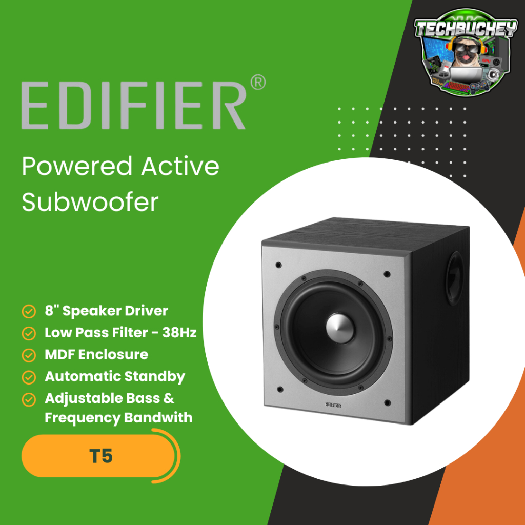 Edifier T5 Power Active Subwoofer Shopee Philippines