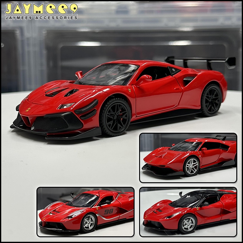 Die Cast Ferrari 488 P80C LaFerrari SF90 Stradale 1:32 Scale CAR MODEL ...