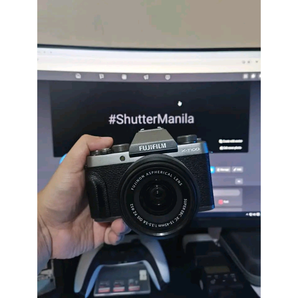 Fujifilm XT100 With fujinon 1545mm Lens (Mint Condition) Shopee