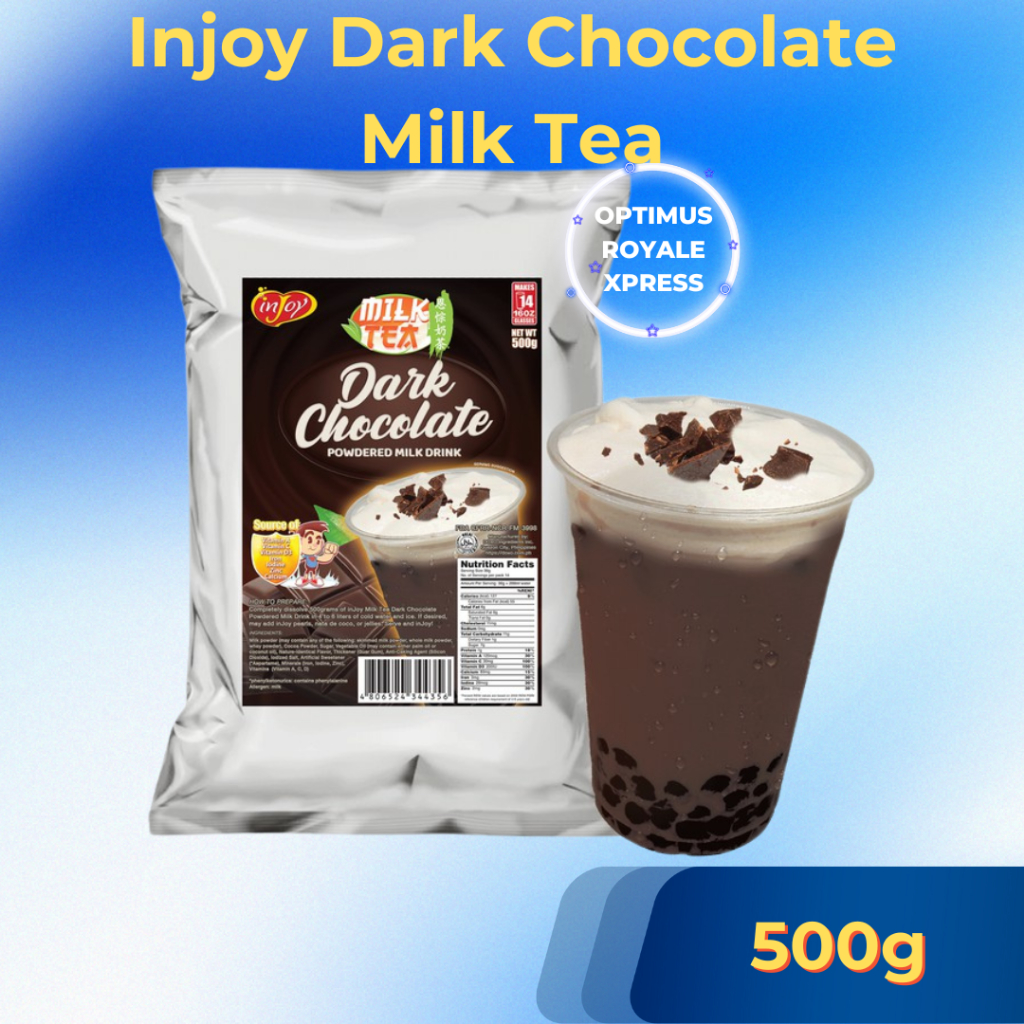 [500g] inJoy Dark Chocolate Milk Tea | Shopee Philippines