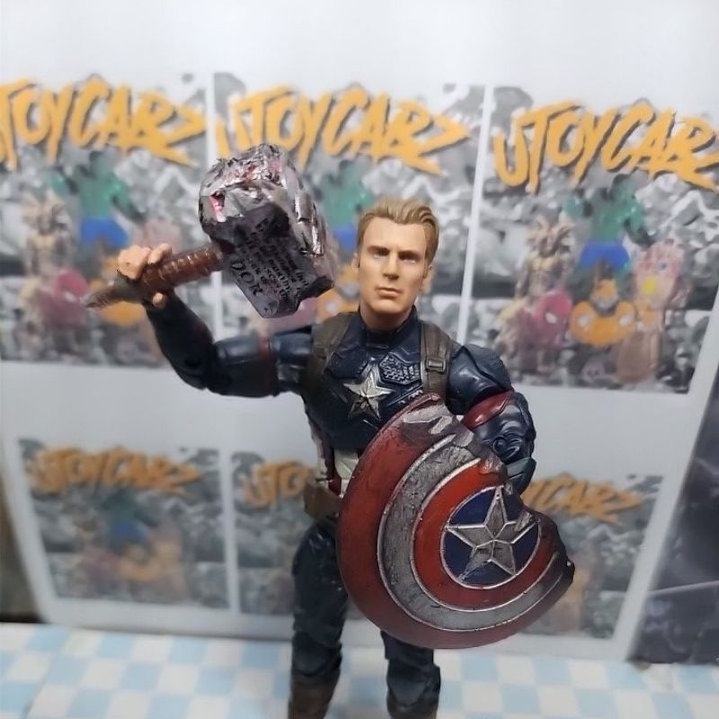 Marvel Legends Worthy Captain America End Game Hasbro (As is) | Shopee ...