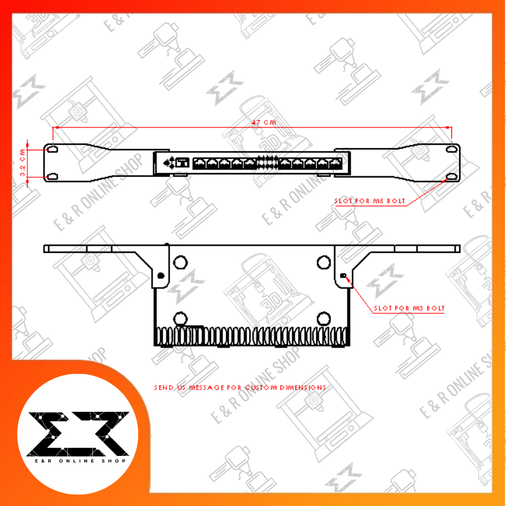 M1KROT1K RB4011 Rack Mount Ears 3D Printed | Shopee Philippines