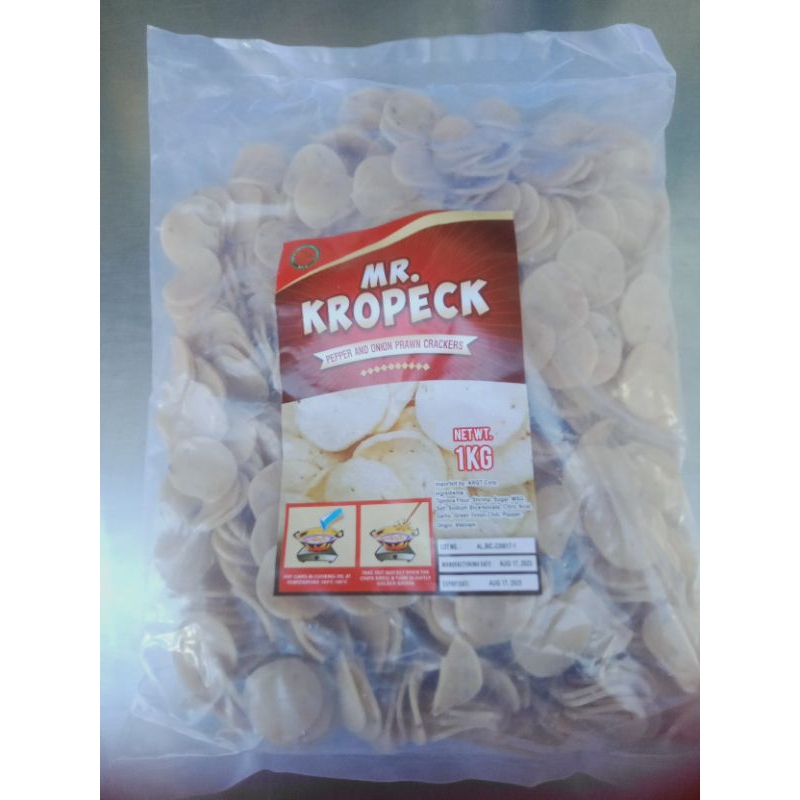 premium kropek pepper and onion flavor 1 kilo Shopee Philippines