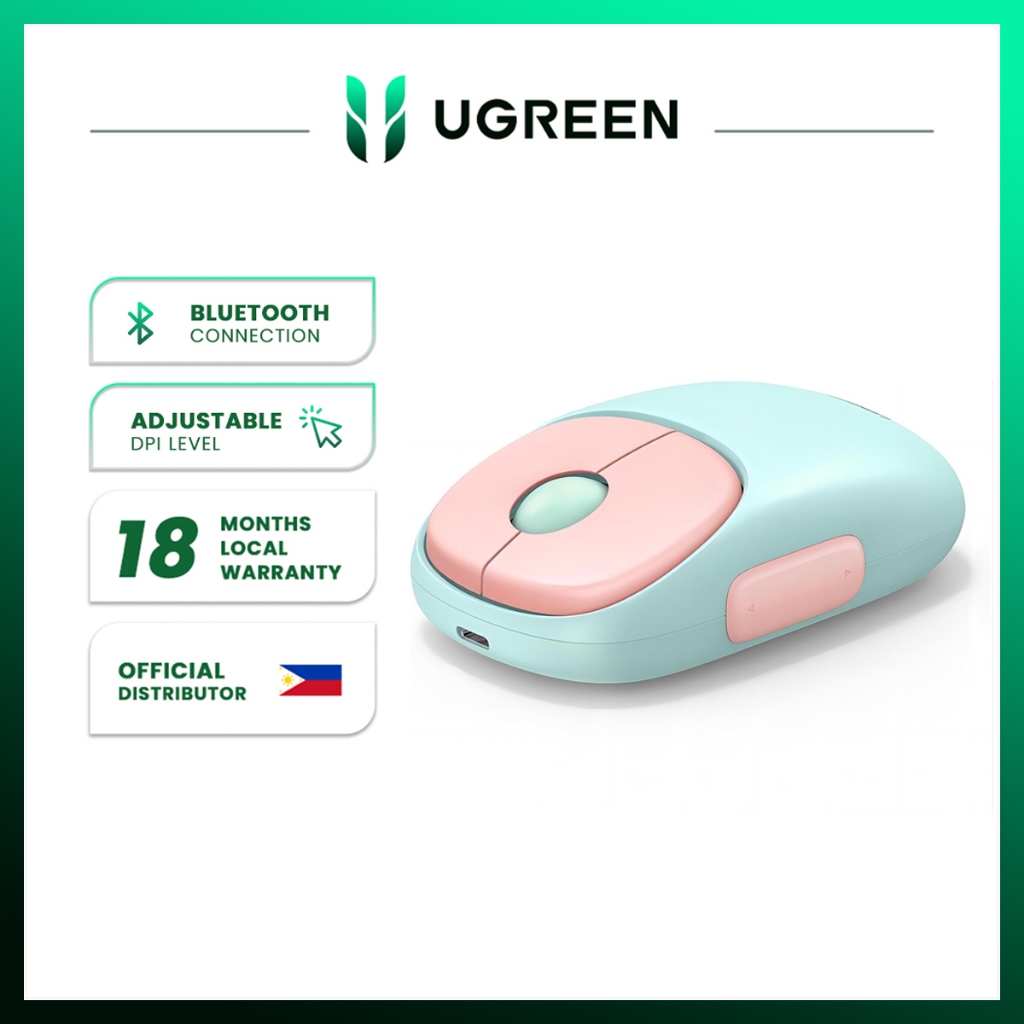UGREEN FUN+ Rechargeable Dual Mode Wireless Mouse 4000 DPI - PH ...
