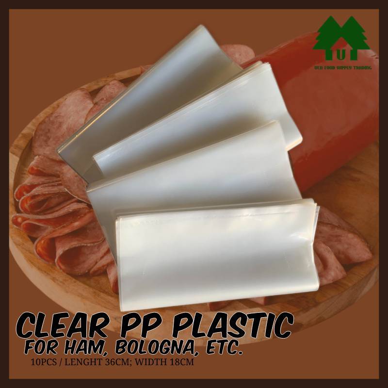 CLEAR PP PLASTIC BAG / PLASTIC CASING FOR SKINLESS LONGANISA & HAM/PP