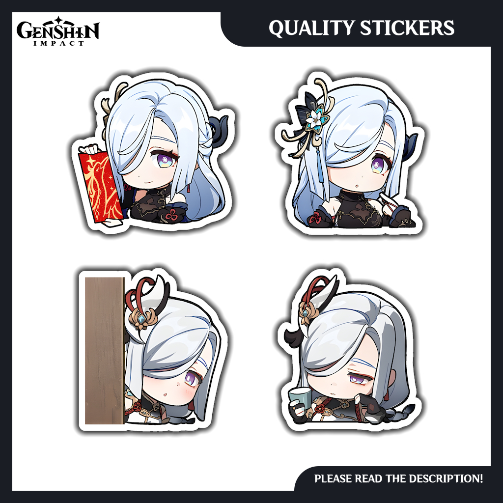 Shenhe - Genshin Impact Emoji Stickers | Shopee Philippines