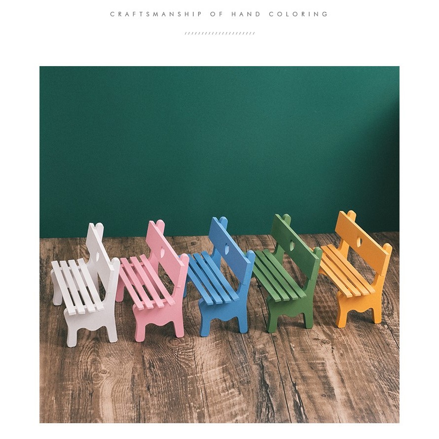 Mini Wooden Decorative Chair Photography Background Wooden Props Mini ...