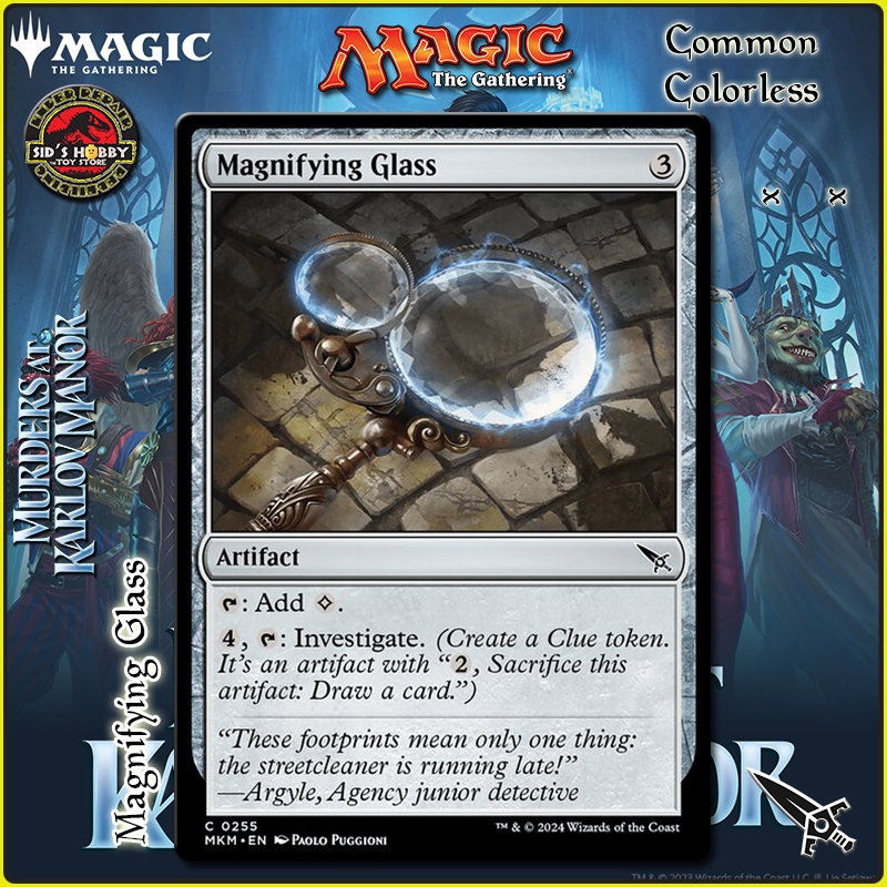 Magnifying Glass x x Murders at Karlov Manor Colorless Common MKM MTG
