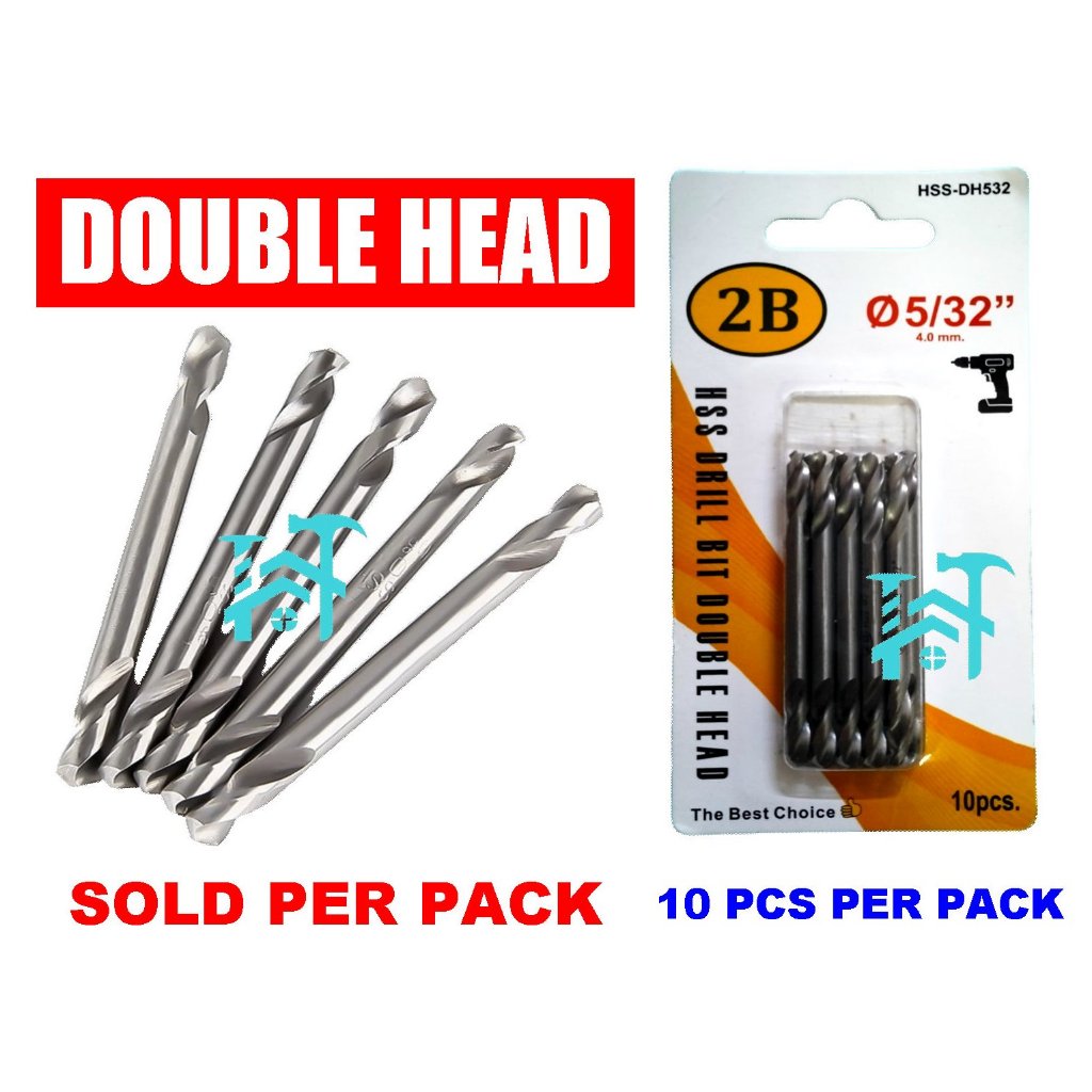 DOUBLE HEAD DRILL BITS 1/8 & 5/32 (SOLD PER PACK) | Shopee Philippines