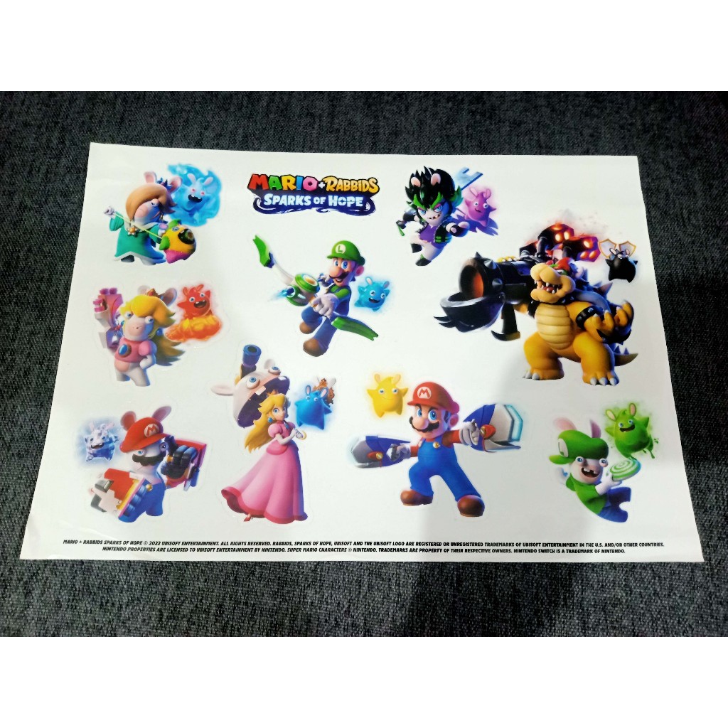 Mario + Rabbids Sparks of hope Sticker Set (New) | Shopee Philippines